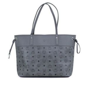 MCM Medium Aren Shopper Tote Visetos